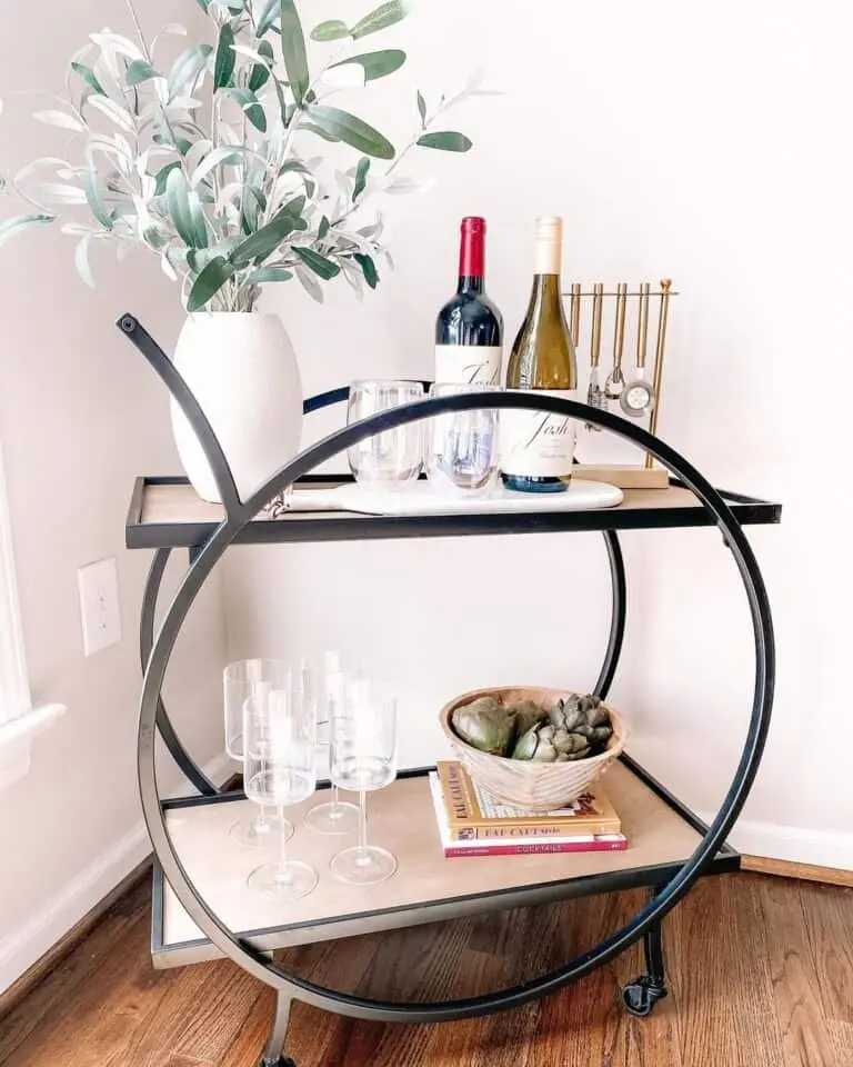 How to Style a Bar Cart